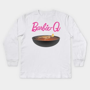 Barbie-Q Kids Long Sleeve T-Shirt